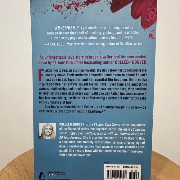 Colleen Hoover 'November 9' Book - Picture 2 of 2